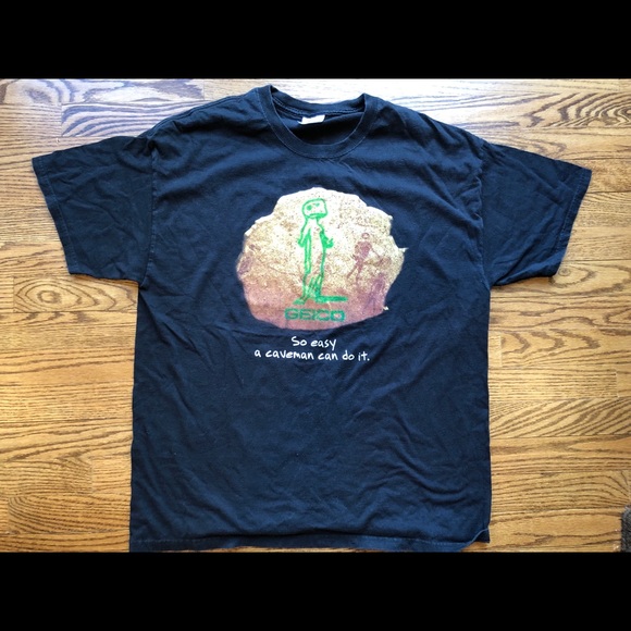 Geico Caveman Adult XL T Shirt Rare - Picture 3 of 4